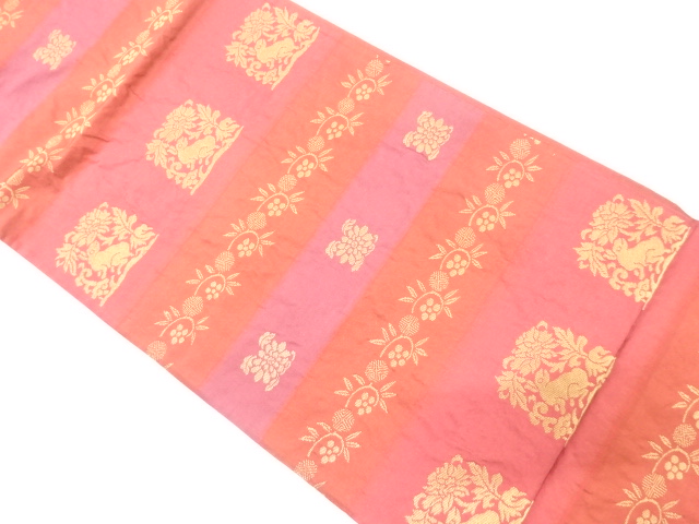 JAPANESE FUKURO OBI / WOVEN SHOCHIKUBAI